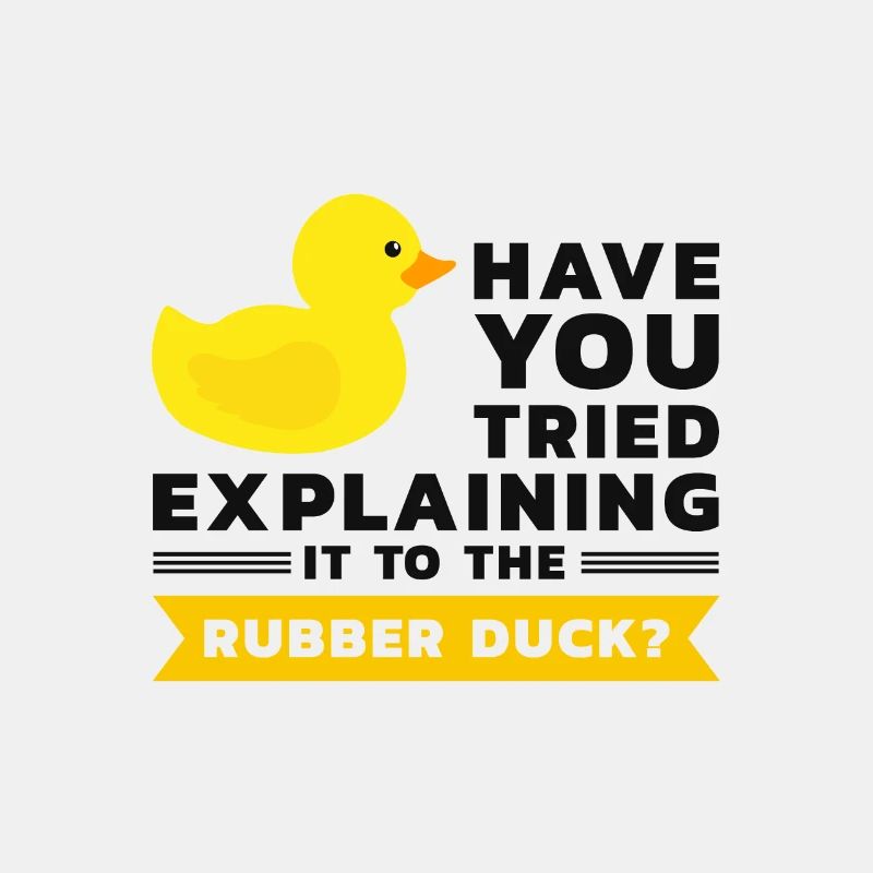 Programmierer Gummiente Debug