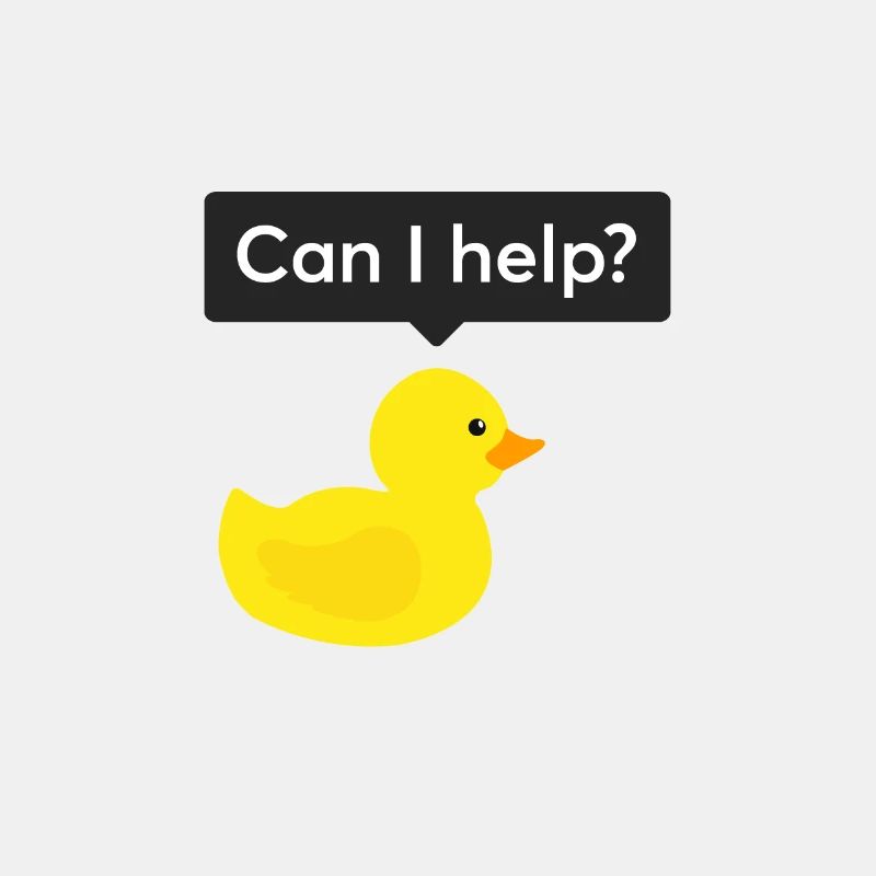 Programmer rubber duck debugging