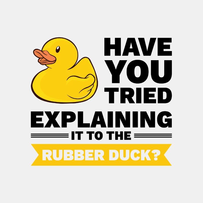 Programmierer Gummiente Debug