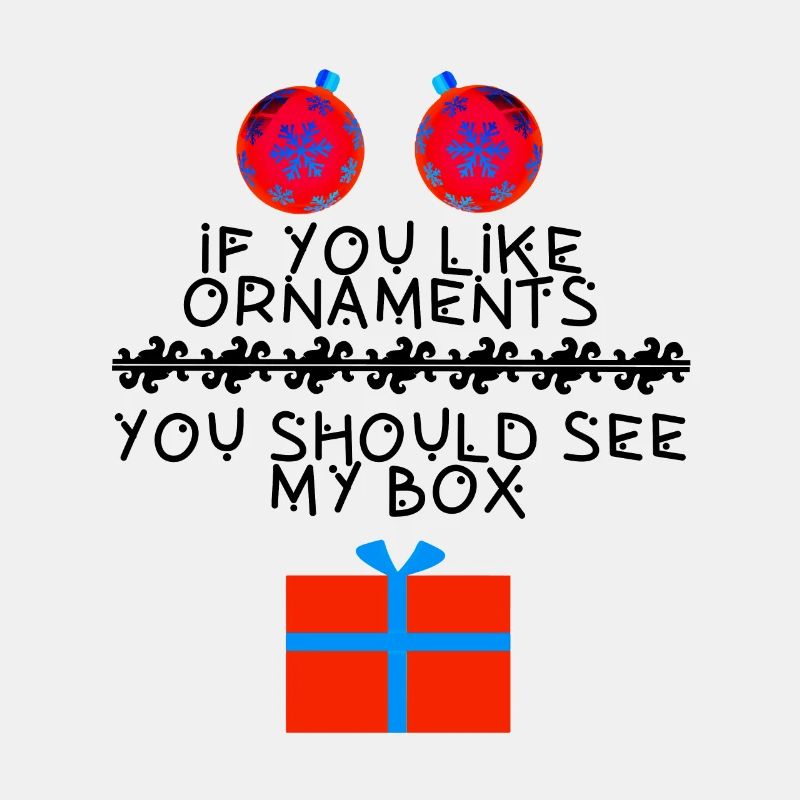 Ornaments Weihnachten Geschenk Box Weihnachtskugel
