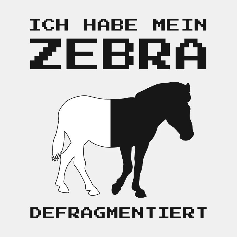 Zebra Defragmentiert - Programmierer Entwickler