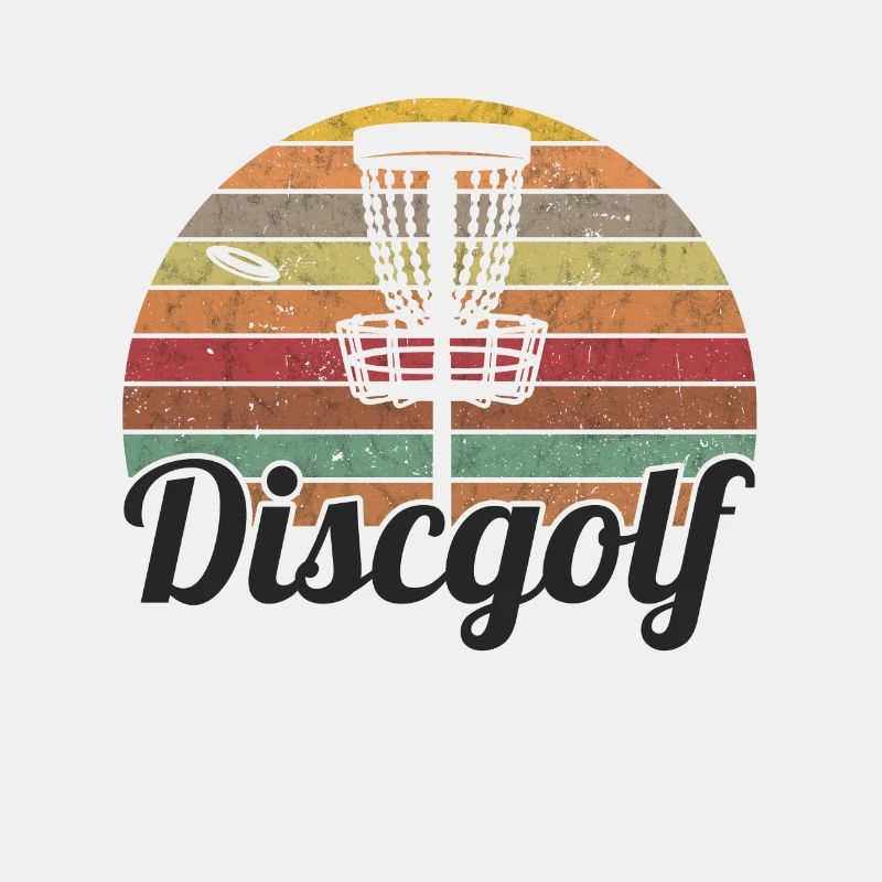 Disque Golf Player Disk Golf Vintage
