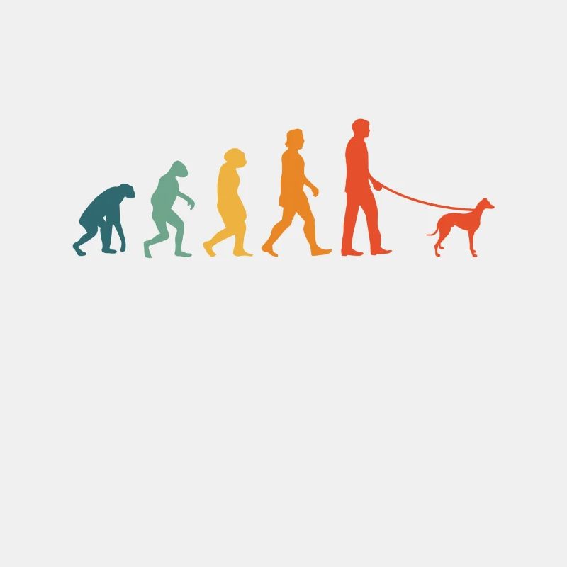 Whippet Evoluition Retro Windhund Sighthound