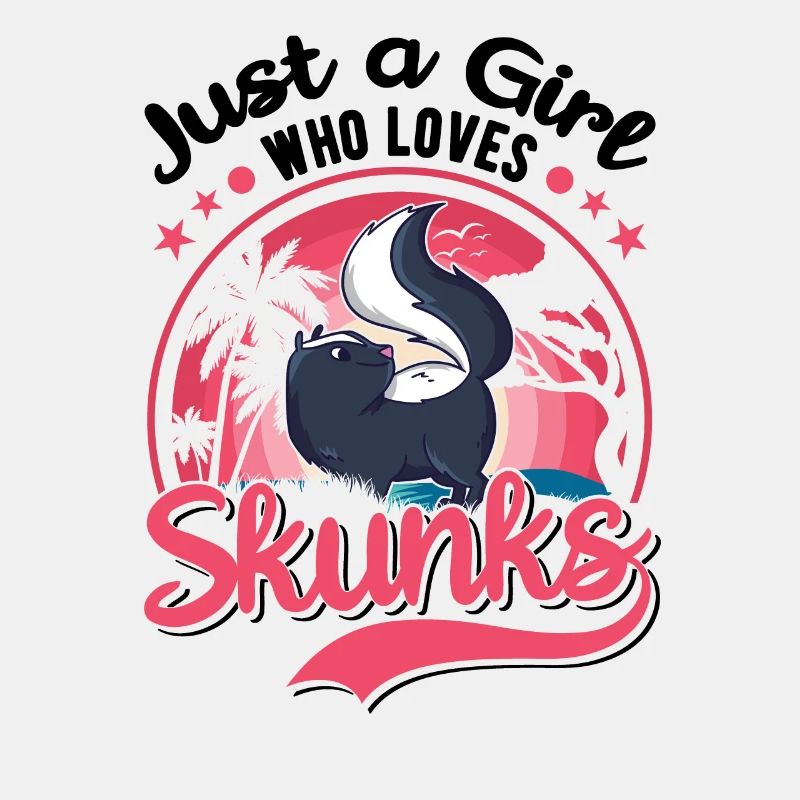 Stinktier Mädchen Skunk