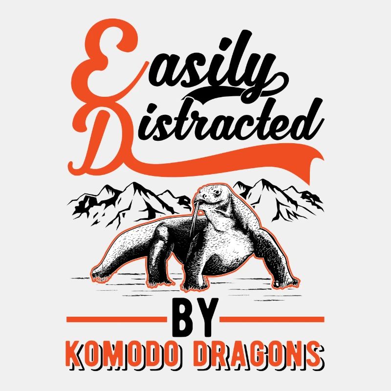 Easily distracted by Komodo Dragons Waran