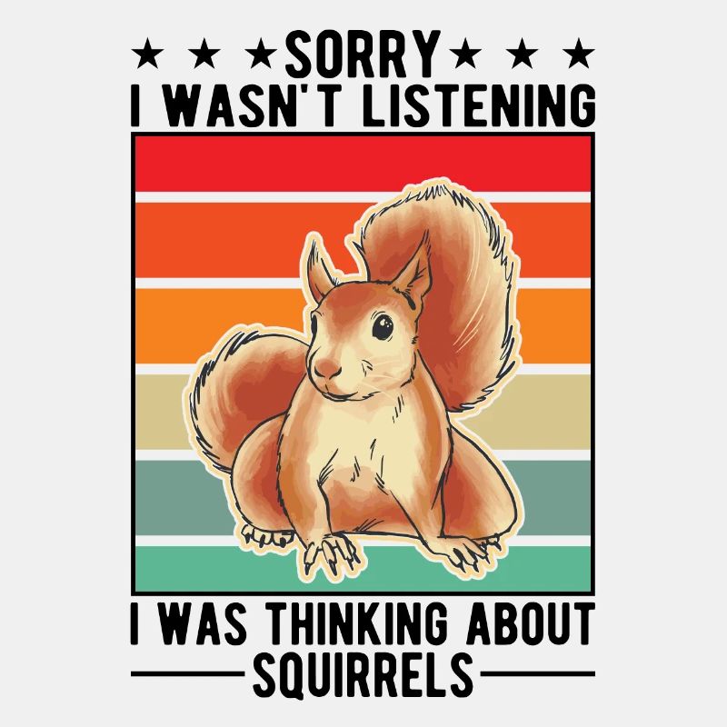 Eichhörnchen Geschenk Grauhörnchen Squirrel