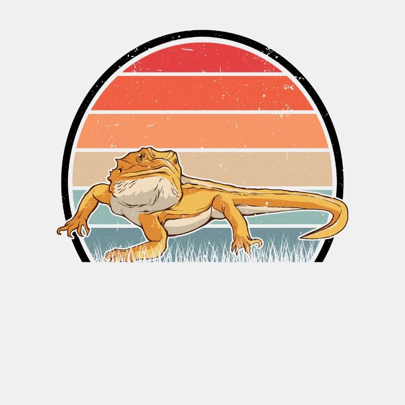 Bearded Dragon Retro