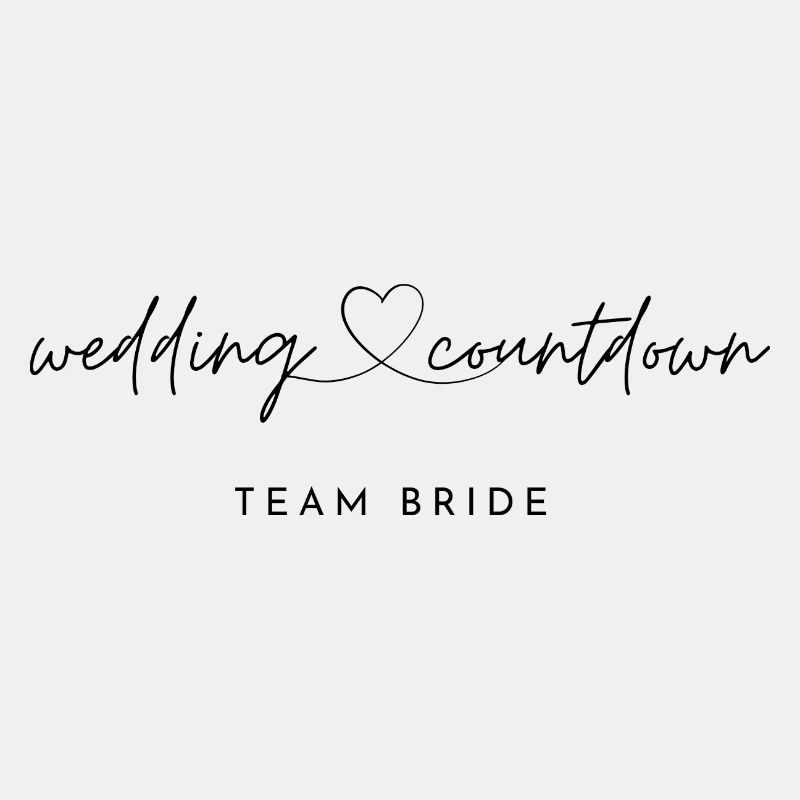 Wedding Countdown Bride Design