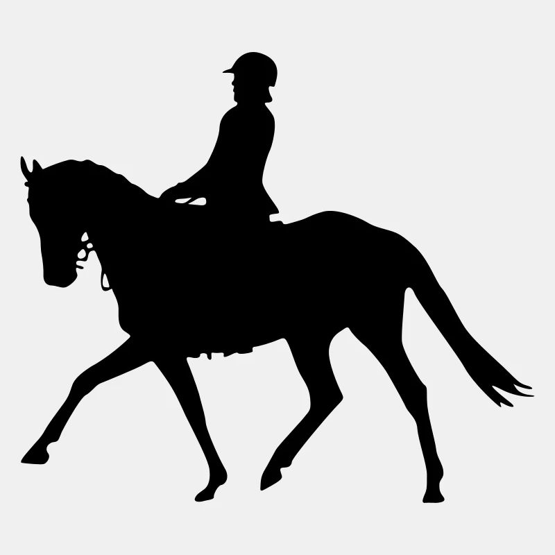 Pferd Reiten Silhouette