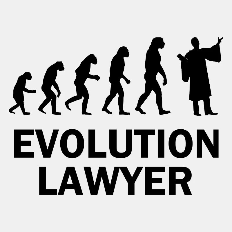 Lawyer Evolution Primaten Gericht Anwaltsrobe