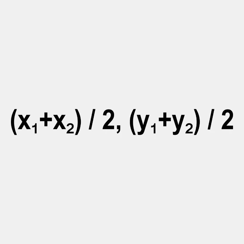 Mittelpunkt Formel Gleichung Mathematik