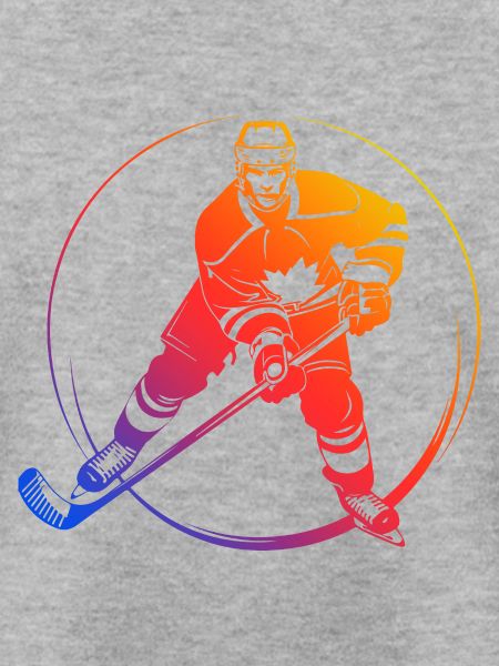 Hockey Spieler Bunt