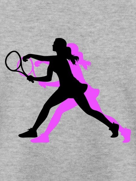 Tennis Spielerin Symbol