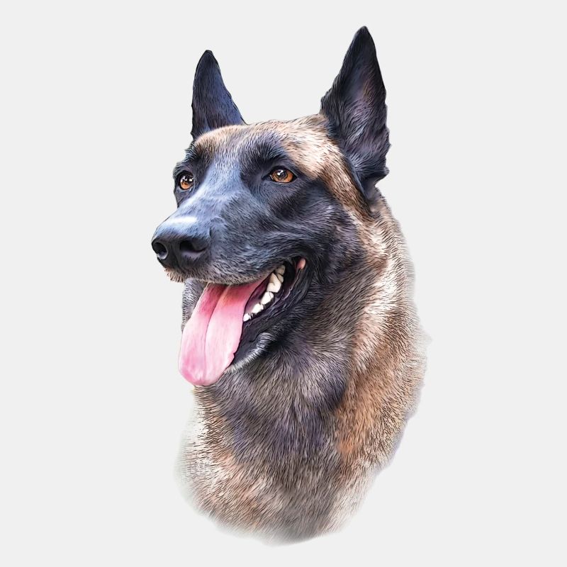 Malinois Hundekopf