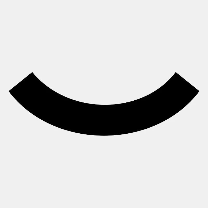Bannière incurvée en bas noir