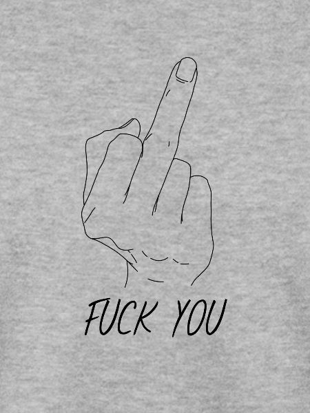 Wichser Mittelfinger fuck you