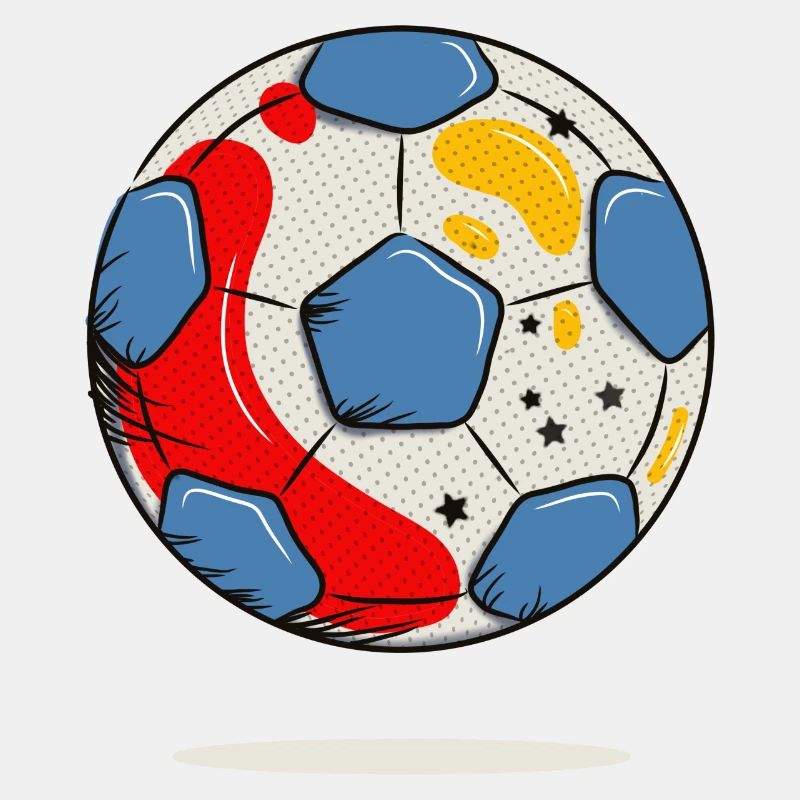 Fussball Popart Design