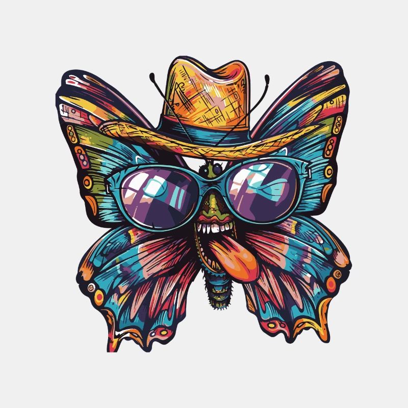 Schmetterling Lustig Sombrero