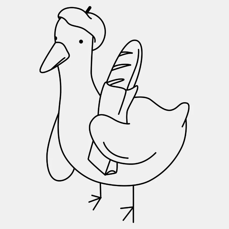 Baguette Duck