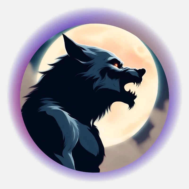 Werwolf loves the moon
