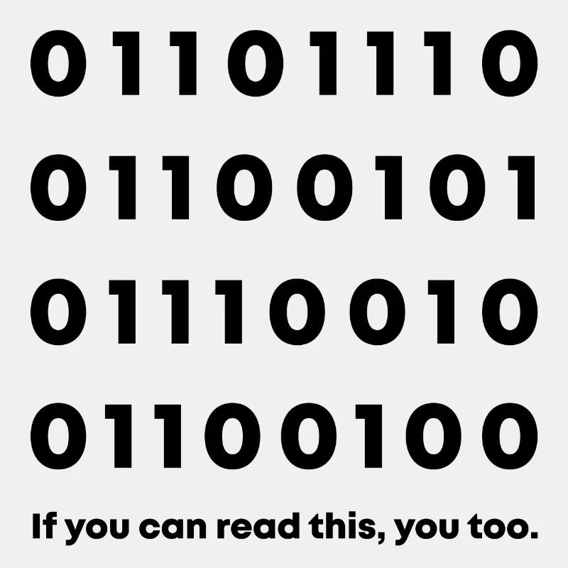 Binärcode Nerd