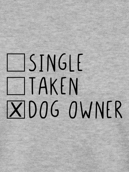 Single taken dog owner