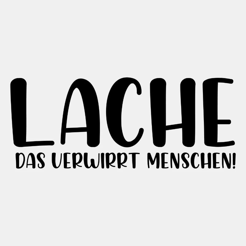 Lache das verwirrt Menschen