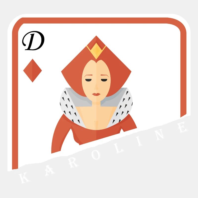 Karoline Dame Kartenspiel !