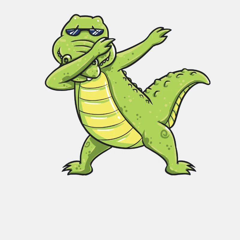 Dabbing Dab Tanz Krokodil Geschenk Geburtstag Kind