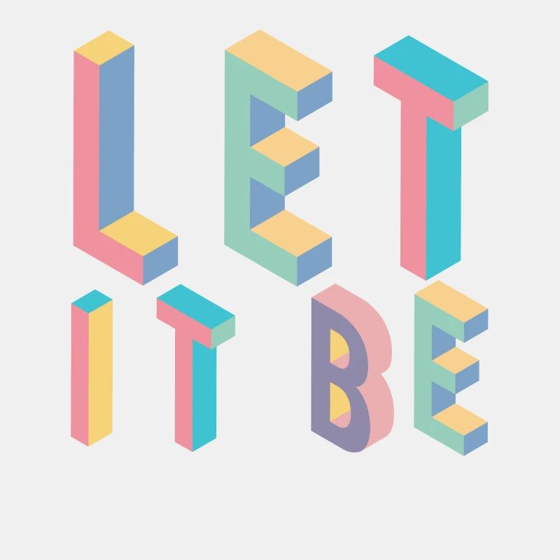 Lett it be, typography
