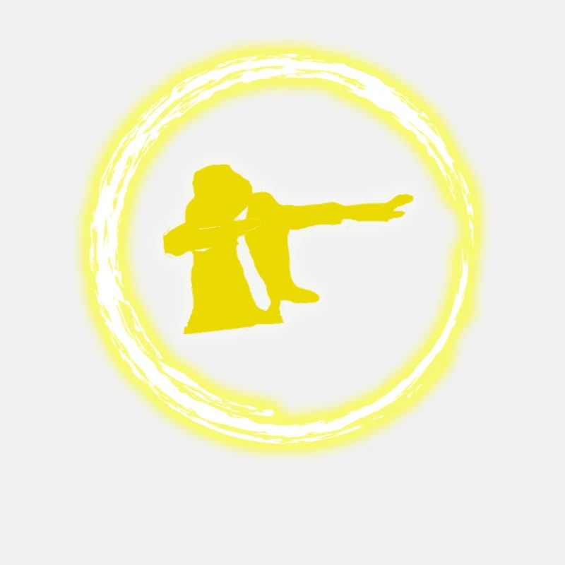 Glow Dabbing T-Shirt Neon Party Glow Effect Retro