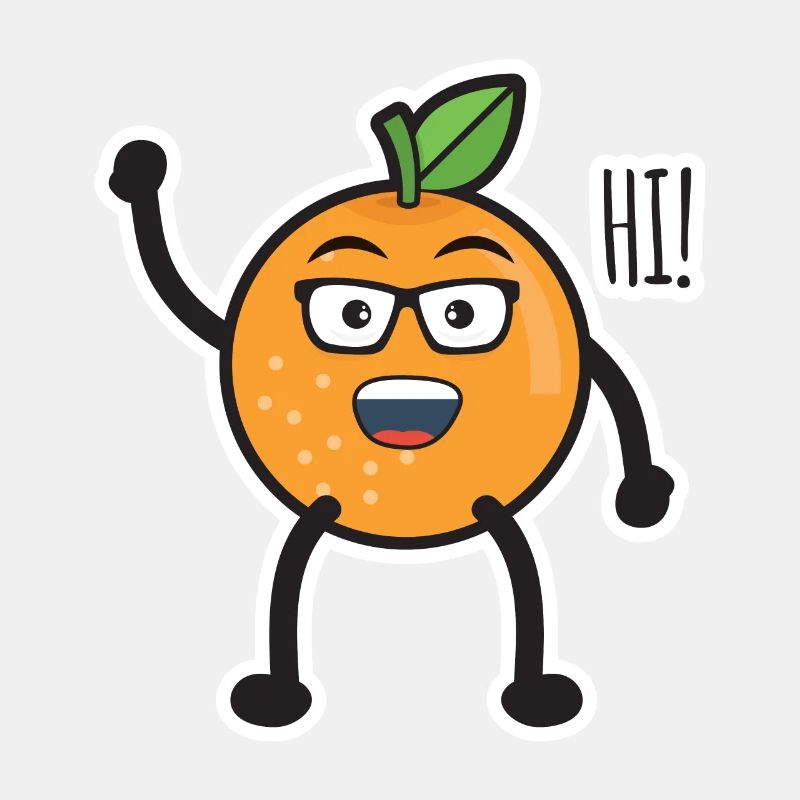 Salutation orange