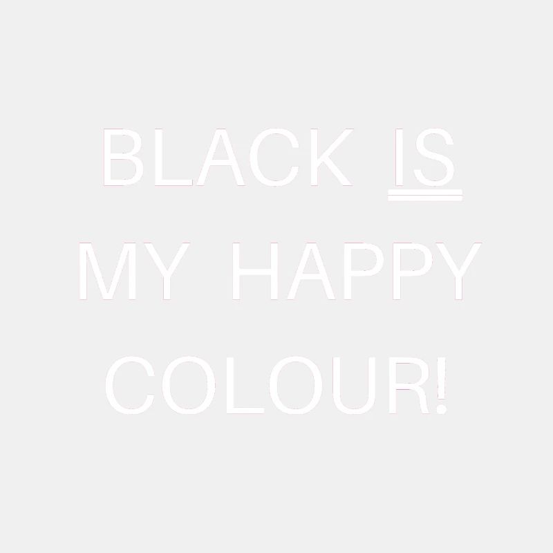 ♥ BLACK ♥ Cheerful color ALL BLACK gift idea