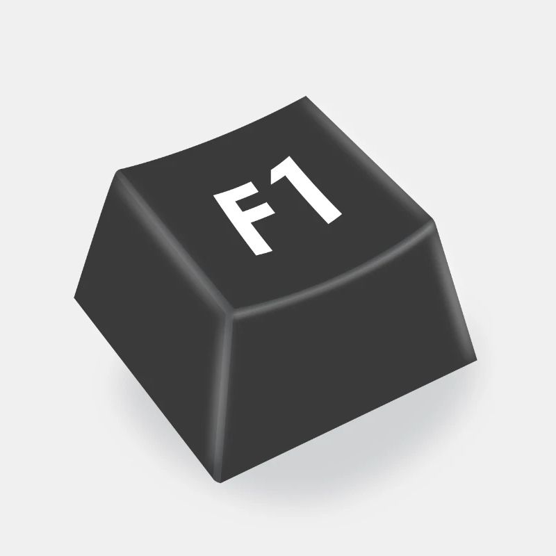 f1 Hilfe Knopf