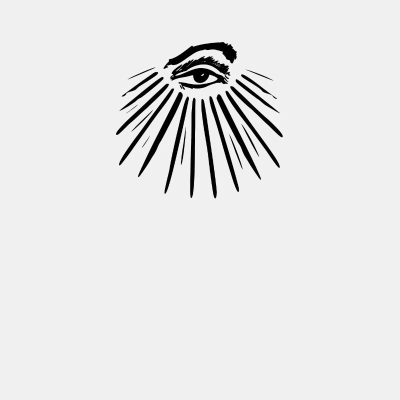 Auge mit Sonnenstrahlen