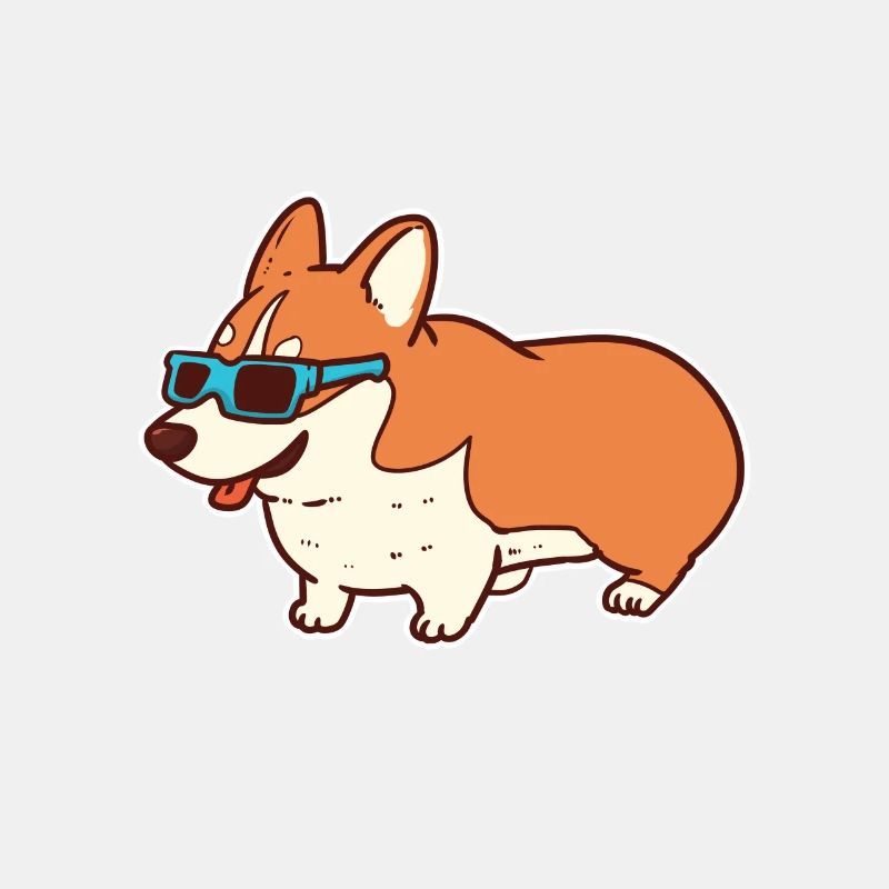 Cool corgi