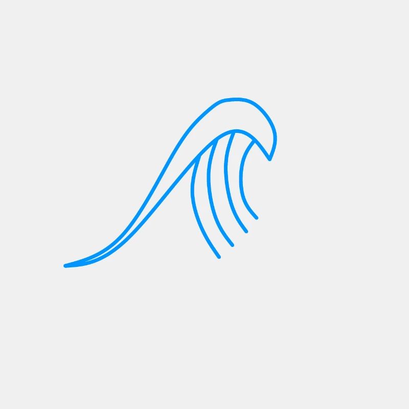 Blaue Welle