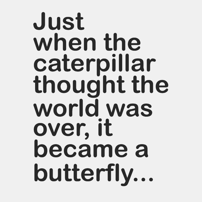 Caterpillar Became Butterfly
