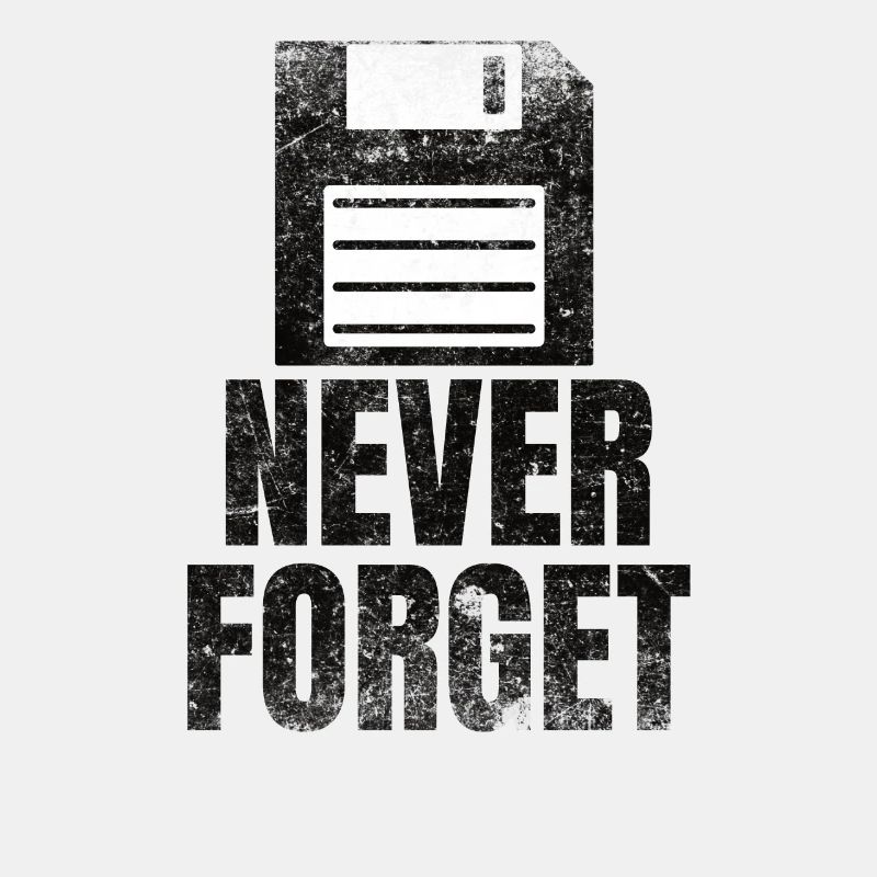 Diskette 90er Spruch Disk 90s Retro Geschenk Nerd