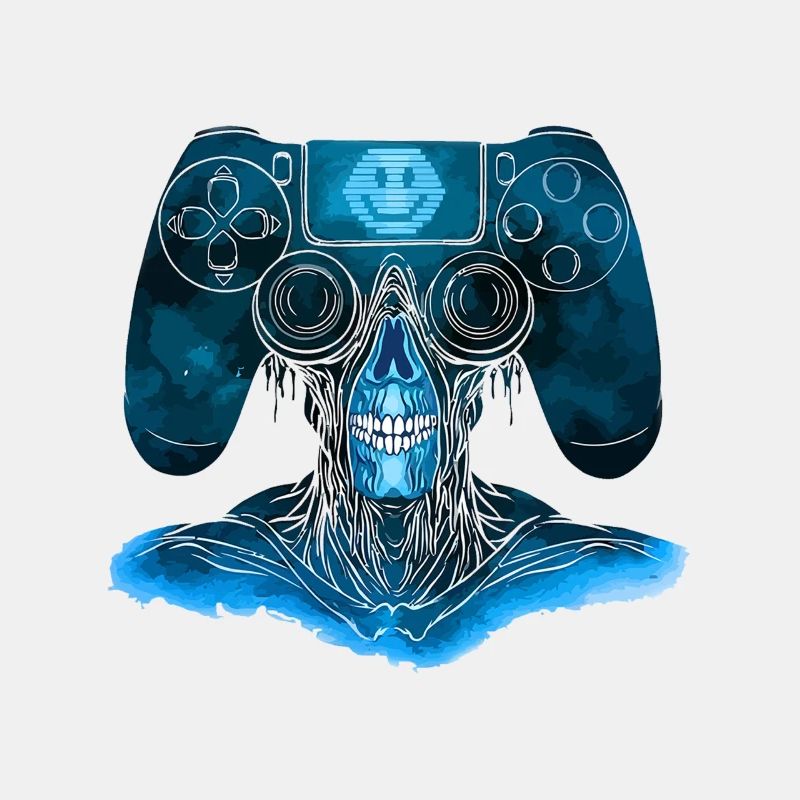 Gamer Video Game Controller Monster