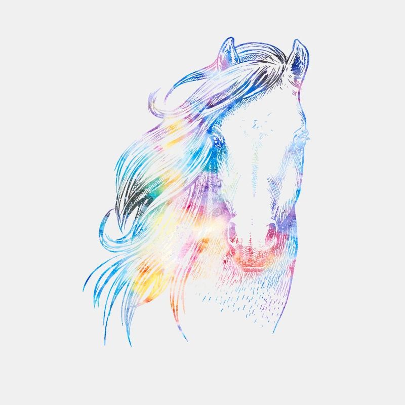 Couleur de l'eau cheval