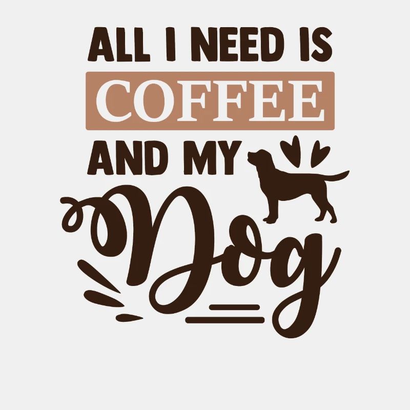 Kaffee Shirt Geschenk Hund