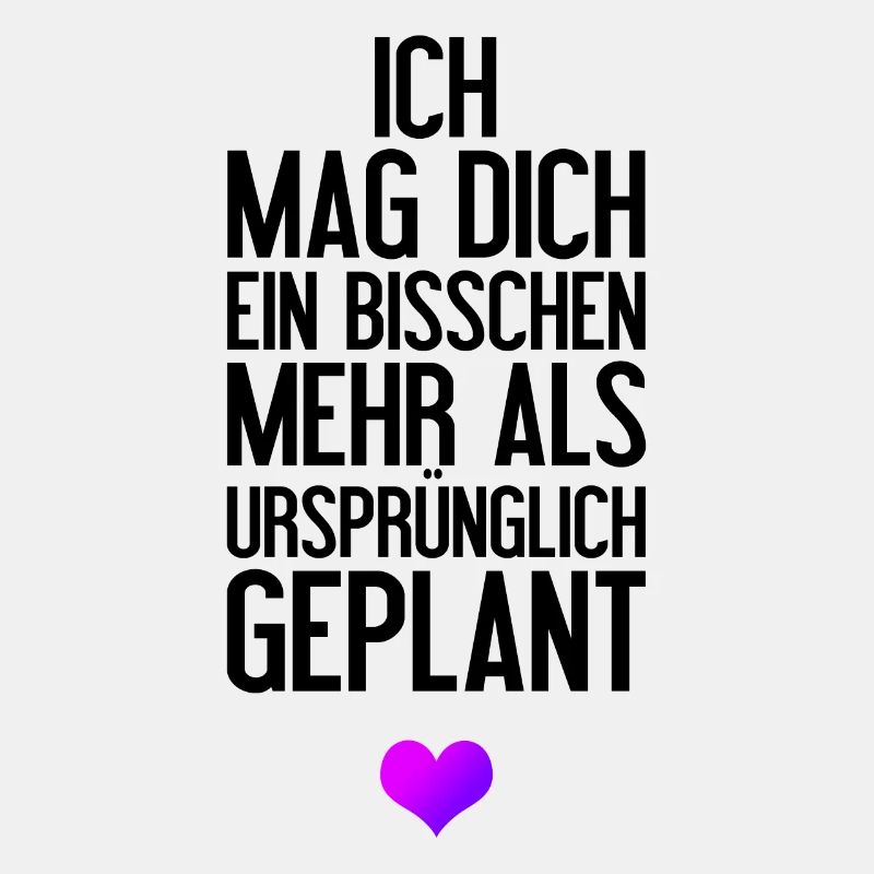 Ich mag dich bisschen mehr Romantisches Geschenk