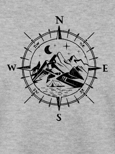 Compass Mountains Bergsteiger Abenteurer