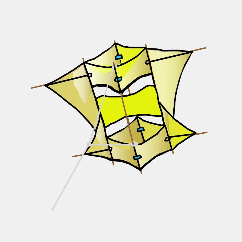 Multicellular kite