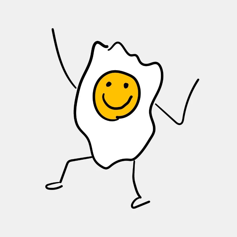 Egg Yellow Funny Gift Egg Yellow Eggs Fried Egg