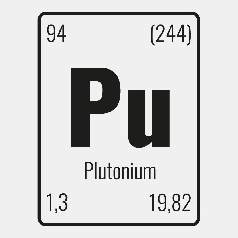 Plutonium Gift Chemistry Chemist Science