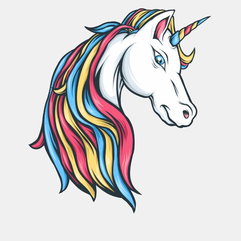 Regenbogen Einhorn Unicorn Rainbow bunte Einhörner