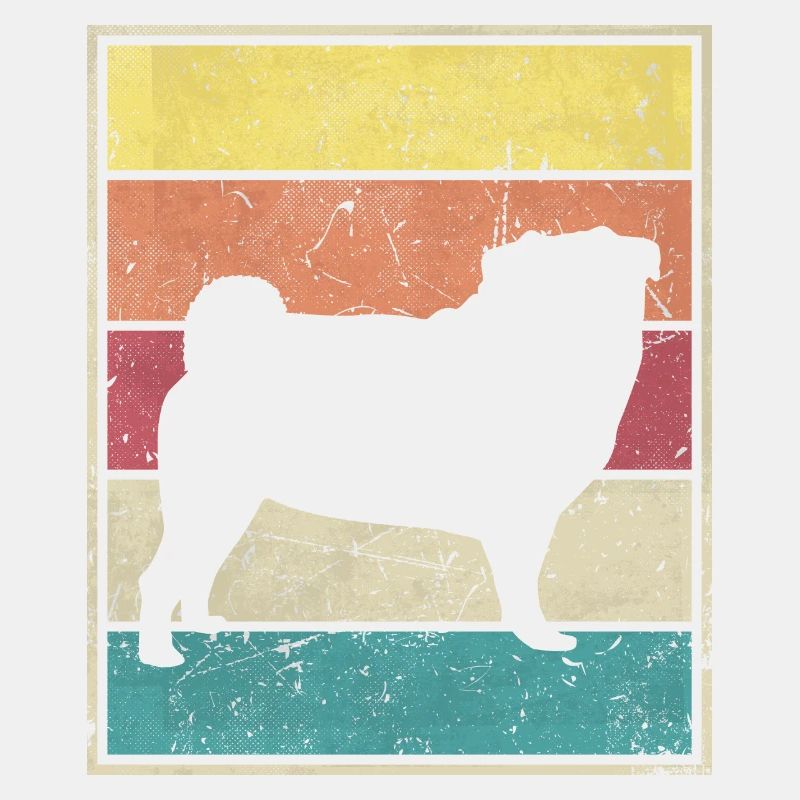 Pug Retro Vintage Classic