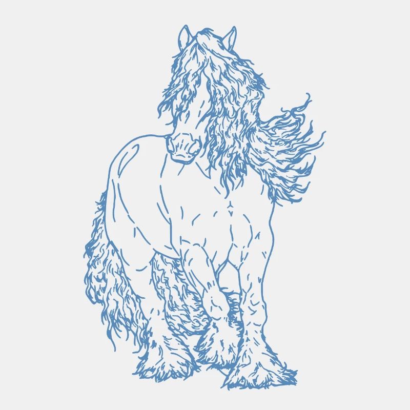 Tinker Pferd Arbeitspferde Irish Cob